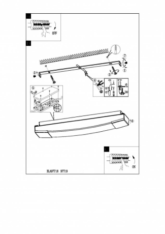 Накладной светильник Eglo Siderno 97718 