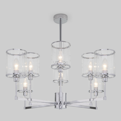 Люстра на штанге Eurosvet 60144/8 хром (a061947) 