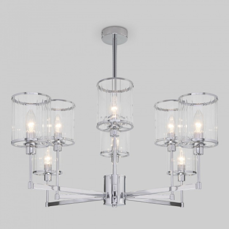 Люстра на штанге Eurosvet Inari 60144/8 хром 