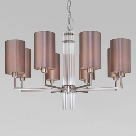 Подвесная люстра Soffio Eurosvet 60134/8 никель 