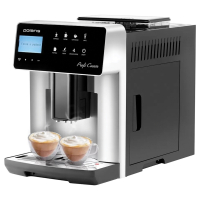 Кофемашина POLARIS PACM 2055AC, 1450 Вт, объем 1,8 л, автокапучинатор, черная/серебристая, 60874 (456721)