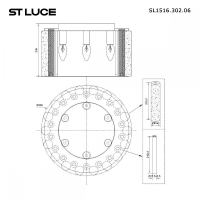 Потолочная люстра ST Luce Delight SL1516.302.06