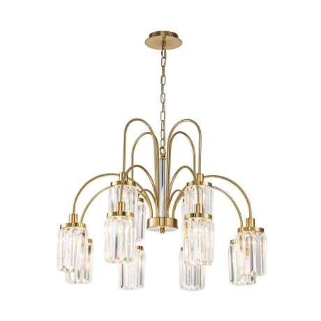 Подвесная люстра с лампочками Favourite Duke 2969-12P+Lamps E14 Свеча 