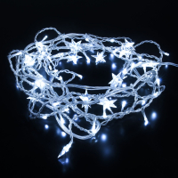 1,8*0,5м. Гирлянда бахрома белый свет Eurosvet 230V 100-002 (a049841)