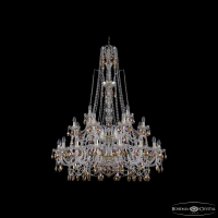 Люстра подвесная Bohemia Ivele Crystal 1411/16+8+4/400/XL-150/2d G K777