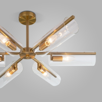 Люстра на штанге Eurosvet 70144/6 латунь (a060897)