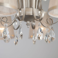 Потолочная люстра 60065/8 серебро Eurosvet