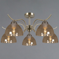 Люстра на штанге ILLUMICO AREZZO IL0733-5CSQ-25 AB AREZZO