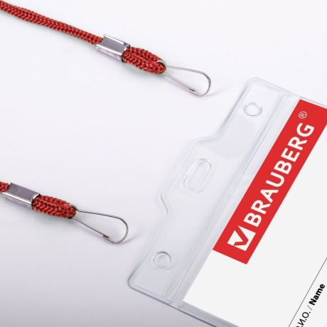 Нарушена упаковка!  <210045> Бейдж вертикальный БОЛЬШОЙ (120х90 мм) () 235717